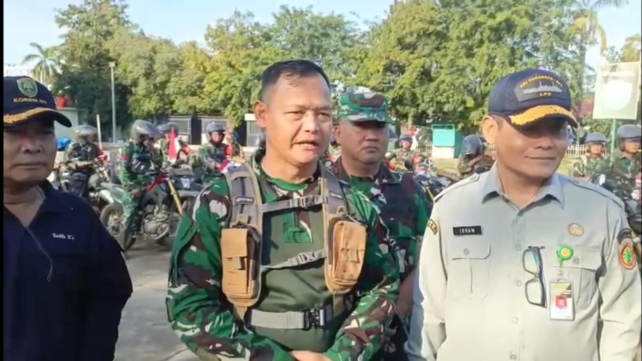 Kolaborasi dengan Kementan, 100 Prajurit TNI Bermotor Salurkan 10 Ton Bantuan Pangan ke Bener Meriah