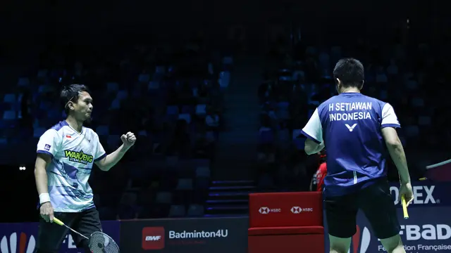 Mohammad Ahsan/Hendra Setiawan - French Open 2023 - Bulu Tangkis