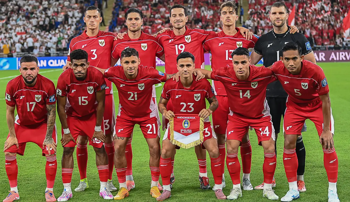 Hasil minor tersebut mengubur mimpi Timnas Indonesia untuk tampil di Piala Dunia 2026 nanti. (AP Photo/Ali Issa)