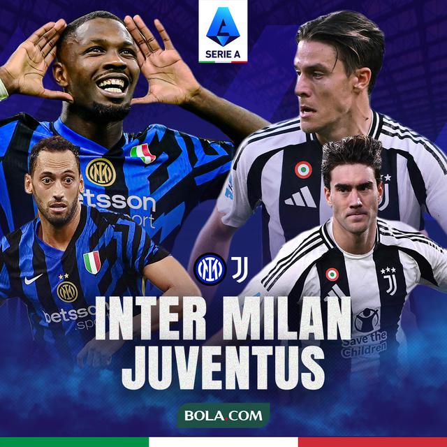 Liga Italia - Inter Milan Vs Juventus - Duel Pemain