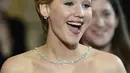 Aktris Hollywood yang sedang naik daun, Jennifer Lawrence, kerap melakukan perubahan gaya yang variasi untuk rambutnya. (Bintang/EPA)