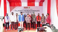 Kapolri Jenderal Listyo Sigit Prabowo menghadiri acara launching Rumah Kebangsaan yang digagas oleh pemuda dan mahasiswa dari kelompok Cipayung Plus. Peresmian itu digelar di Jalan Hang Lekir, Jakarta Selatan, Senin (27/6/2022). (Ist)