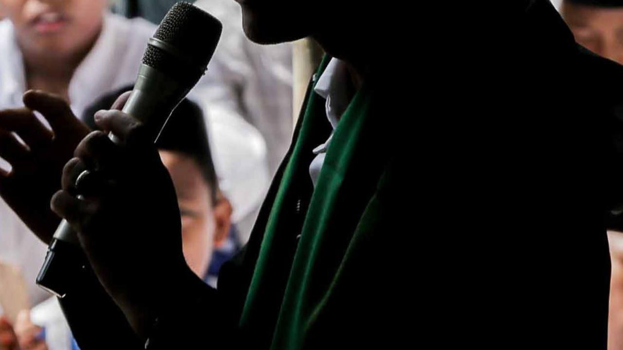 Setibanya di lokasi, Ganjar langsung melakukan pertemuan secara tertutup dengan pengurus Pondok Pesantren Ma'Hadut Tholabah.