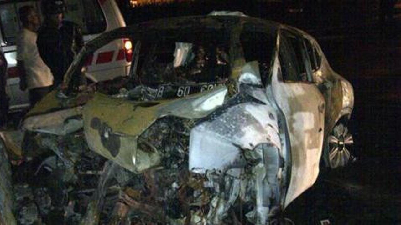 Laboratorium forensik cari penyebab Nissan Juke terbakar