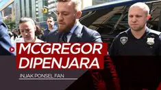 Berita video petarung MMA (Mixed Martial Arts) kenamaan, Conor McGregor, dipenjara di Florida Selatan karena merusak dan menginjak ponsel seorang penggemar.