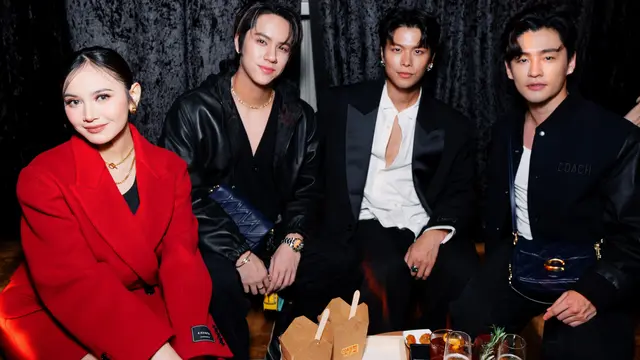 6 Gaya Bold dan Elegan Mahalini Hadiri Acara Coach Kuala Lumpur, Pose Bareng Glenn Yong hingga Nanon Korapat