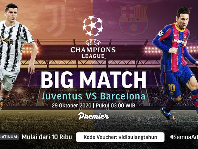 Saksikan Live Streaming Liga Champions Kamis 29 Oktober Juventus Vs Barcelona Dunia Bola Com