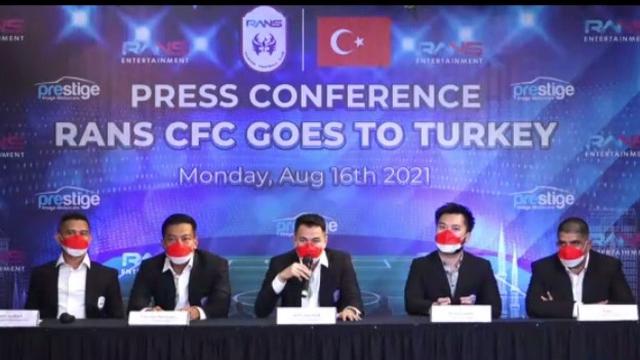 Raffi Ahmad saat jumpa pers secara virtual, Senin (16/8/2021).