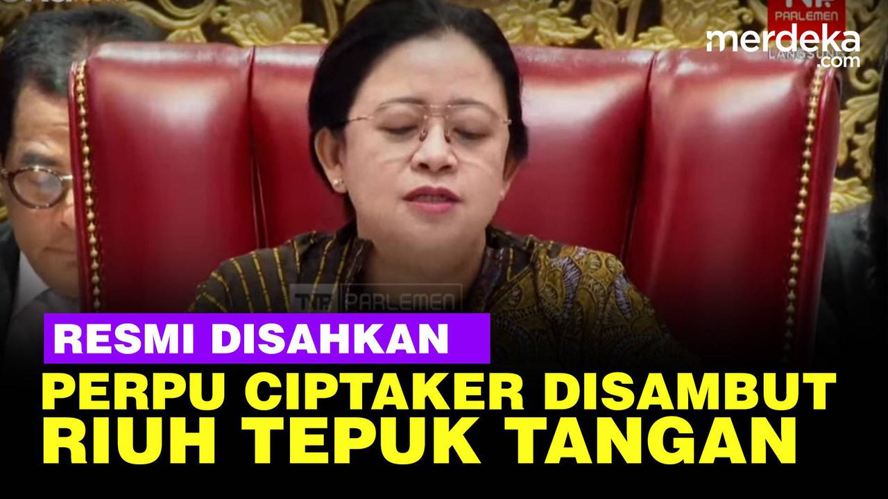 VIDEO: Perpu Ciptaker Disahkan jadi UU, Riuh Tepuk Tangan Anggota Dewan