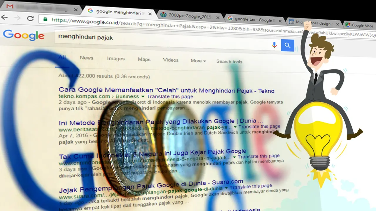 Infografis Google Hindari Pajak (Liputan6.com/Abdillah)