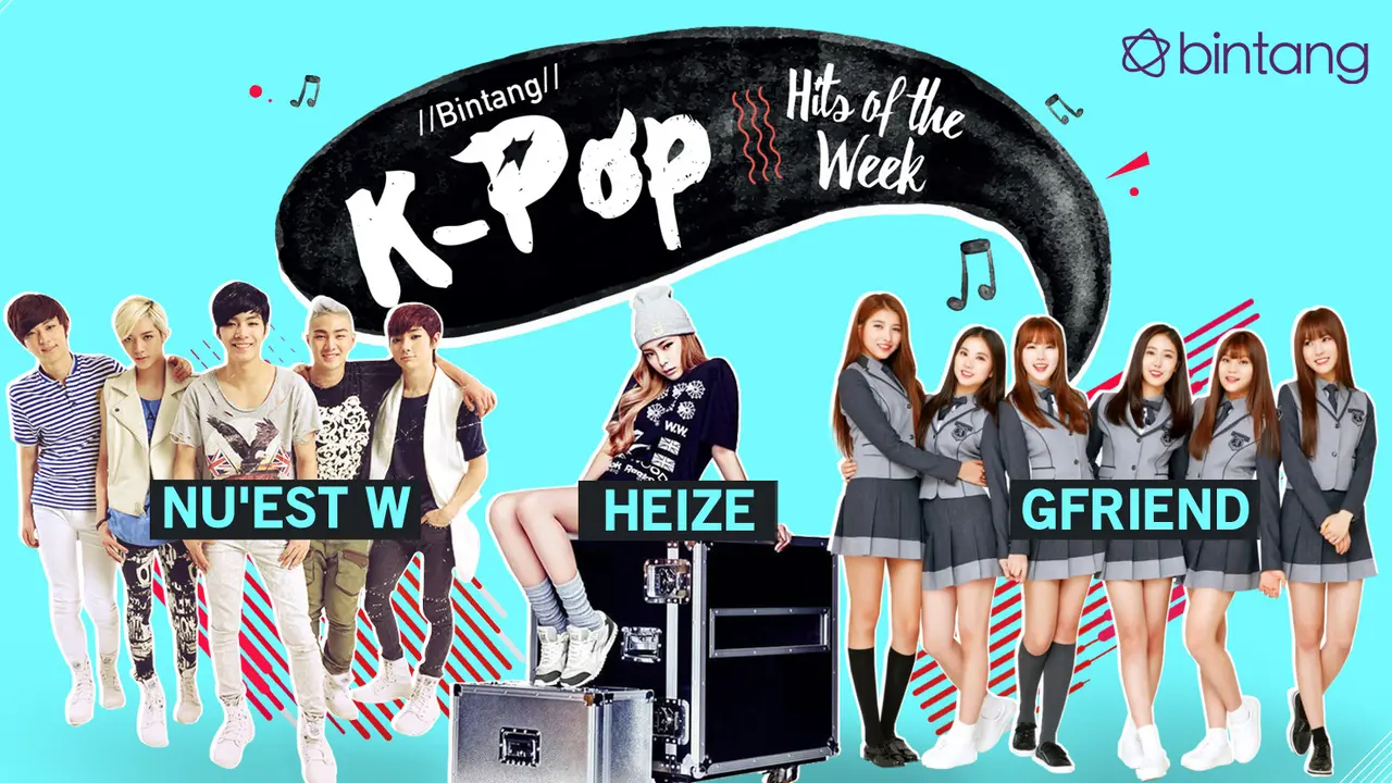 [Bintang] Bintang K-Pop Hits of the Week: GFRIEND, NUEST W, dan Heize