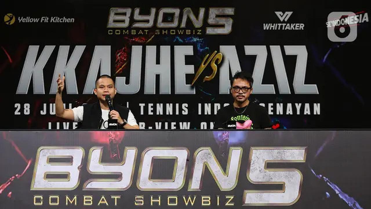 Tayang di Vidio, BYON Combat Showbiz Vol.5 Tampilkan Pertarungan Seru Antara Kkajhe vs Aziz Calim