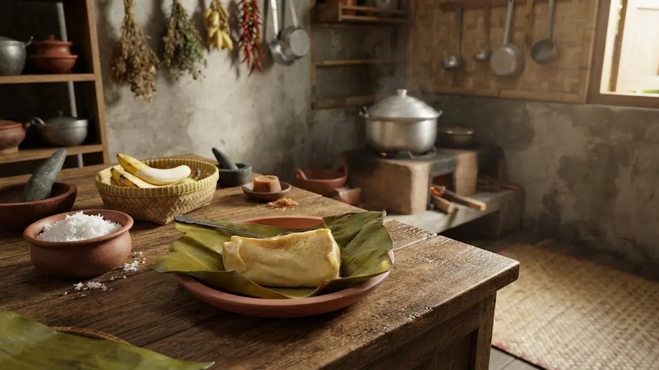Resep Pisang Kukus Kelapa