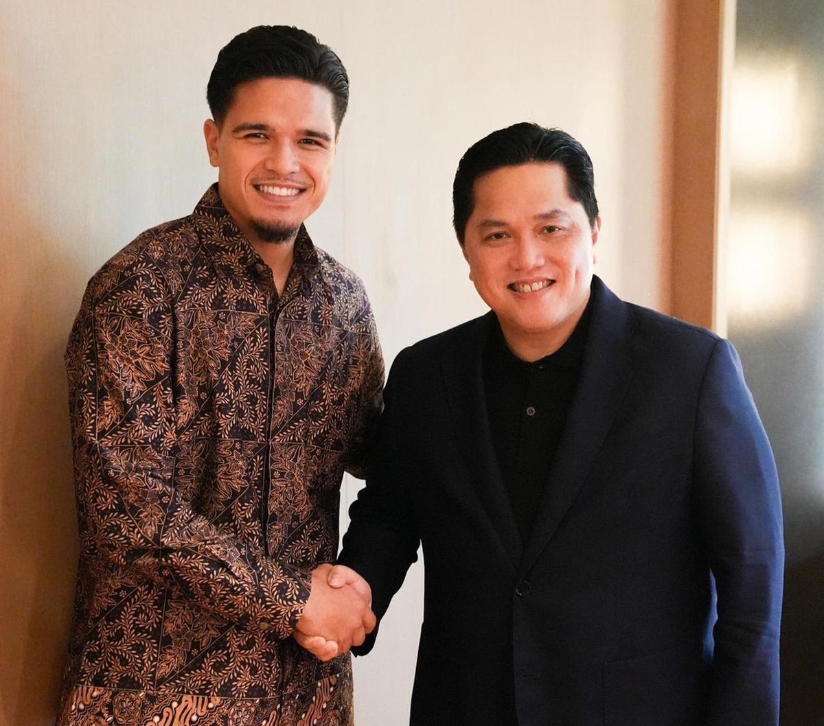 Kabar tersebut diunggah langsung via akun Instagram Erick Thohir @erickthohir pada Kamis (17/11) siang.&nbsp;
