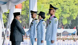 Kisah Aji Bayu Ramadhan, Anak Buruh Bangunan Peraih Kartika Astha Brata