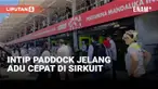 Suasana di paddock Sirkuit Mandalika jelang balapan MotoGP 2024 penuh dengan aktivitas. Rider dan para teknisi telah menyiapkan motor, memastikan performa optimal untuk kondisi trek.