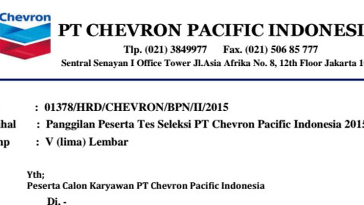 Atasnamakan Chevron, penipu kuras habis uang pelamar kerja