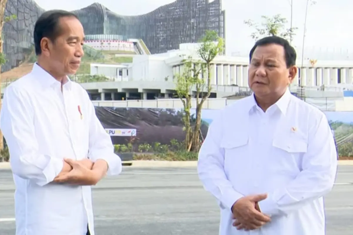 Di Depan Jokowi, Prabowo Janji Selesaikan Pembangunan IKN