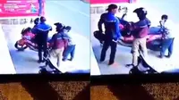 Viral Aksi Maling Curi Helm di Depan Pemiliknya, Bikin Heboh