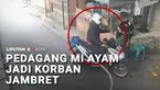 Waspada, penjambret makin hari makin nekat. Ponsel milik wanita pedagang mi ayam di Bekasi, Jawa Barat, dijambret saat korban sedang menunggu pelanggan.