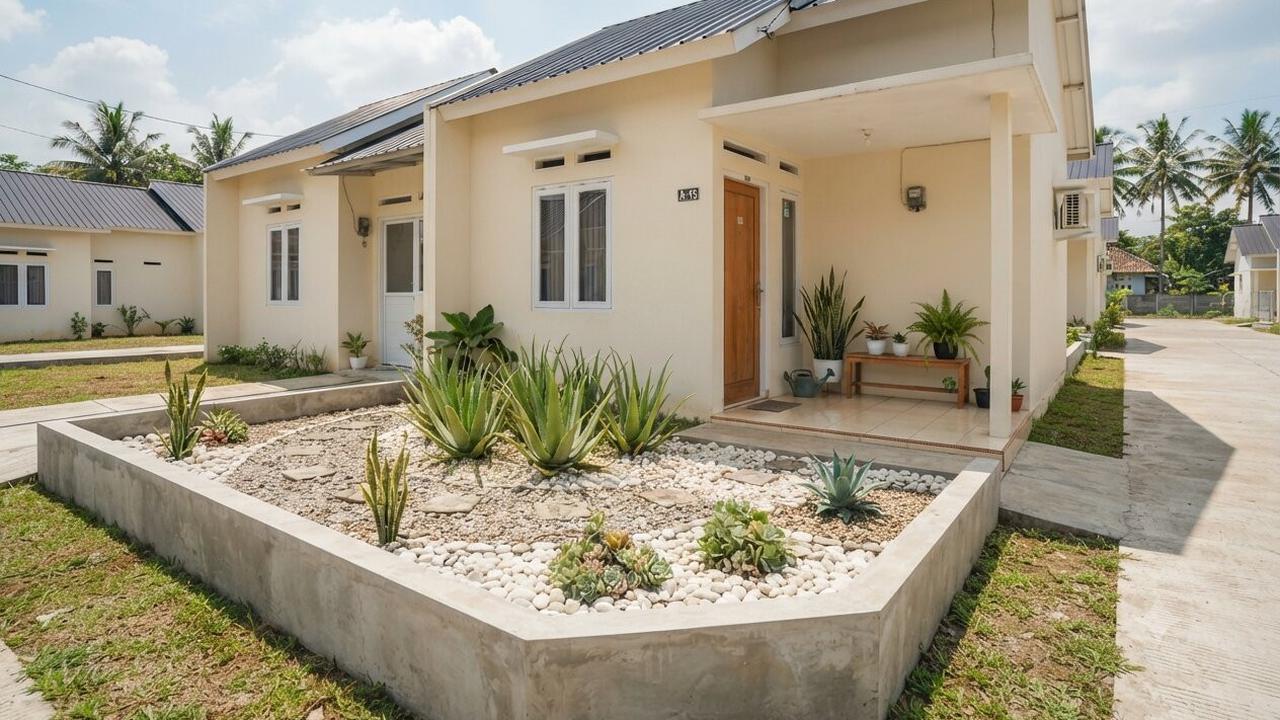 Rekomendasi Tanaman untuk Taman Kering di Rumah Subsidi