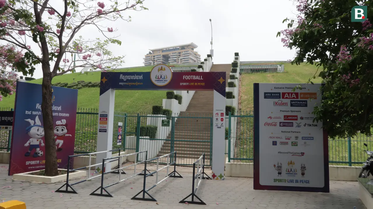 Stadion Olimpiade (Olympic Stadium) di Kamboja