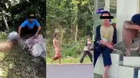 Pria Diduga dengan Gangguan Jiwa Mutilasi Sesama ODGJ di Garut, Polisi Beri Keterangan Soal Pisau yang Digunakan. Foto: Tangkapan layar X @dhemit_is_back.