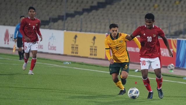 Foto: Timnas Indonesia U-23 Kalah Tipis dari Australia, Namun Permainannya Menjanjikan