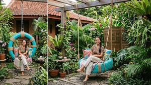 9 Ide Memanfaatkan Ban Bekas Menjadi Kursi Taman Unik, Sulap Limbah Jadi Furnitur