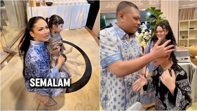 6 Potret Iftar dan Syukuran Ultah Anang Hermansyah ke-56, Bernuansa Serba Hitam