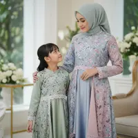 Gamis Couple Ibu dan Anak 2026 (Image by Gemini AI)