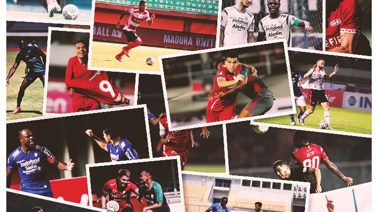 Ilustrasi - Kolase Ferdinan Sinaga, Alberto Goncalves, Fabiano Beltrame, Achmad Jufriyanto, Victor Igbonefo