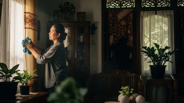 Membersihkan gorden tanpa mencucinya