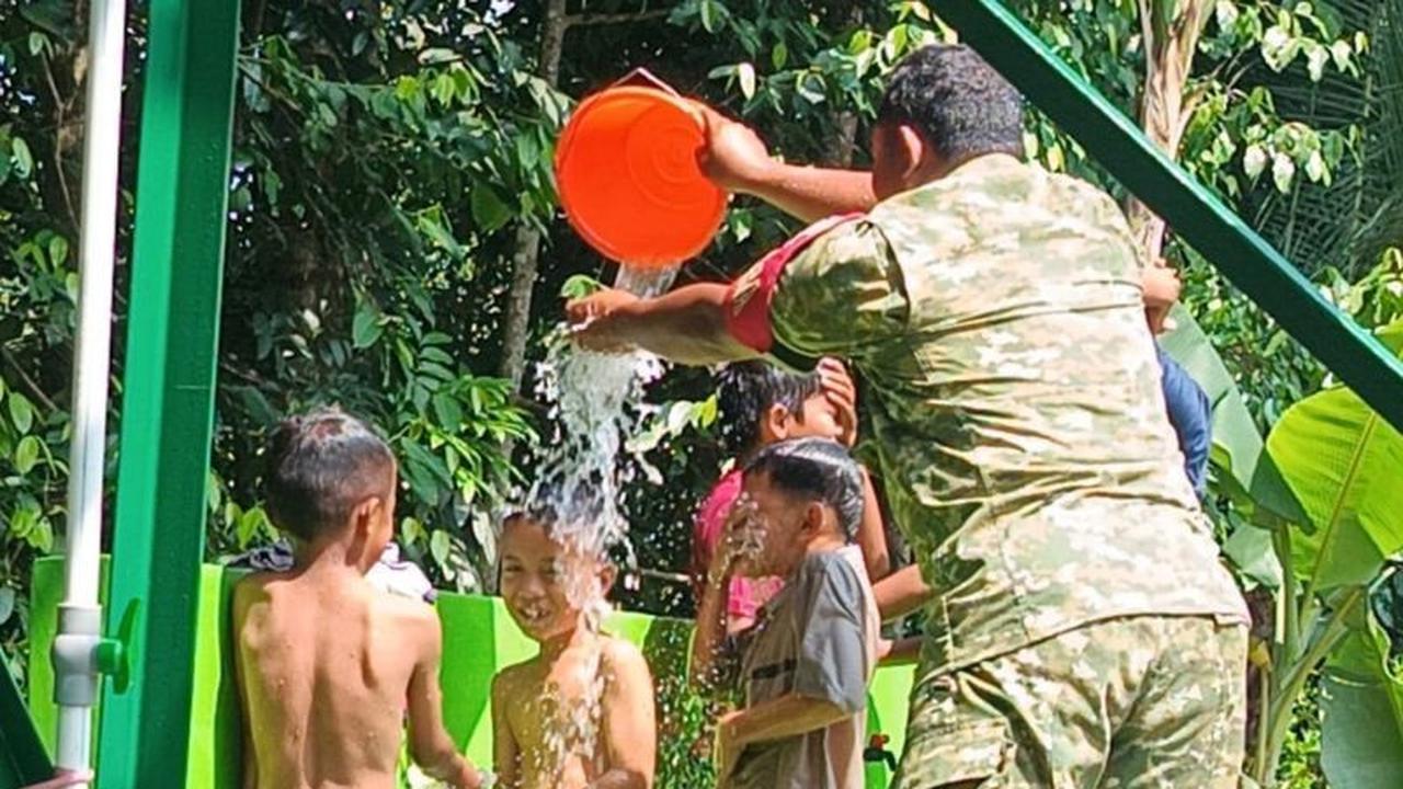 TNI AD Manunggal Air: Hadirkan Sarana Air Bersih untuk Ponpes di Serang Banten