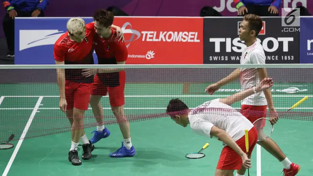 Kevin / Marcus Raih Emas Asian Games 2018