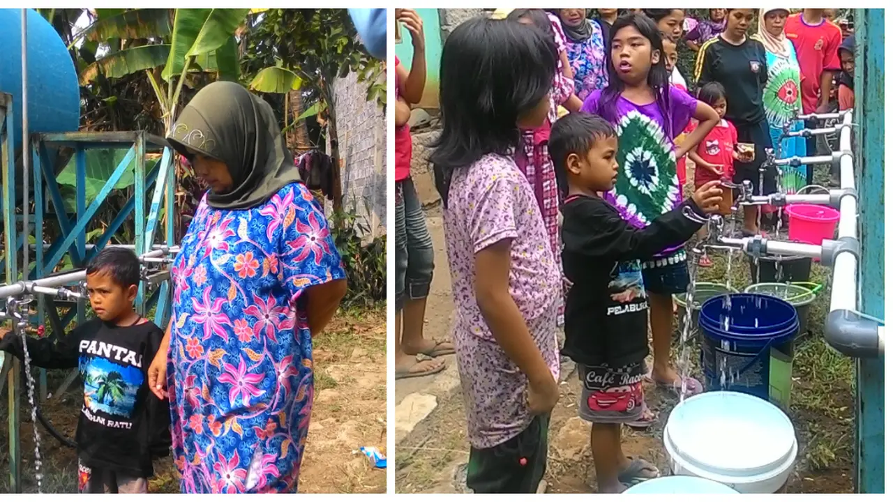 Bogor Kekeringan, Puluhan Warga Antre Air Bersih