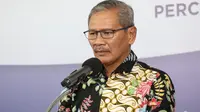 Juru Bicara Penanganan COVID-19 di Indonesia, Achmad Yurianto saat konferensi pers Corona di Graha BNPB, Jakarta, Kamis (7/5/2020). (Dok Badan Nasional Penanggulangan Bencana/BNPB)