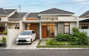 8 Desain Rumah 2 Kamar di Lahan Sempit tapi Masih Ada Halaman Kecil, Tetap Asri dan Adem