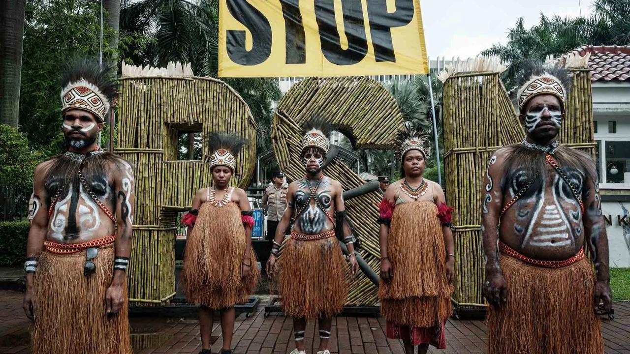 Aksi Greenpeace Soroti Dampak Proyek Tebu di Merauke