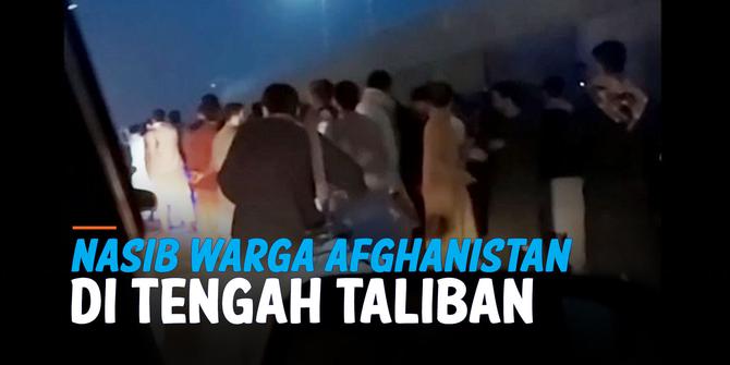 VIDEO: Ratusan Warga Afghanistan Padati Bandara Kabul di Tengah Tembakan Sporadis