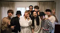 BTS dan Steve Aoki (Twitter/steveaoki)