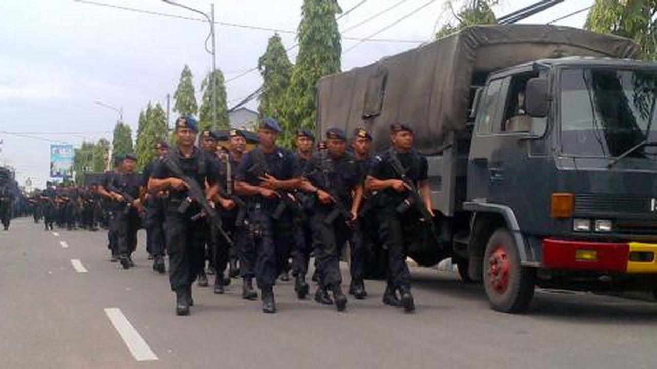 500 Personel Brimob bantuan amankan KPUD Bangkalan
