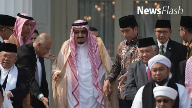 Presiden Joko Widodo besok memimpin langsung pertemuan Raja Salman bin Abdulaziz al Saud dengan non-Muslim Indonesia kamis 3/2/2017