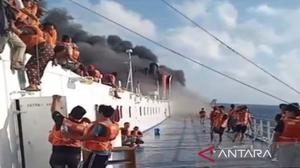 Kebakaran KMP Mutiara Sentosa 2: 218 Penumpang Selamat, 4 Meninggal