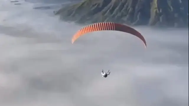 Video Paralayang di Bromo Viral, Balai Taman Nasional Usut Pelakunya