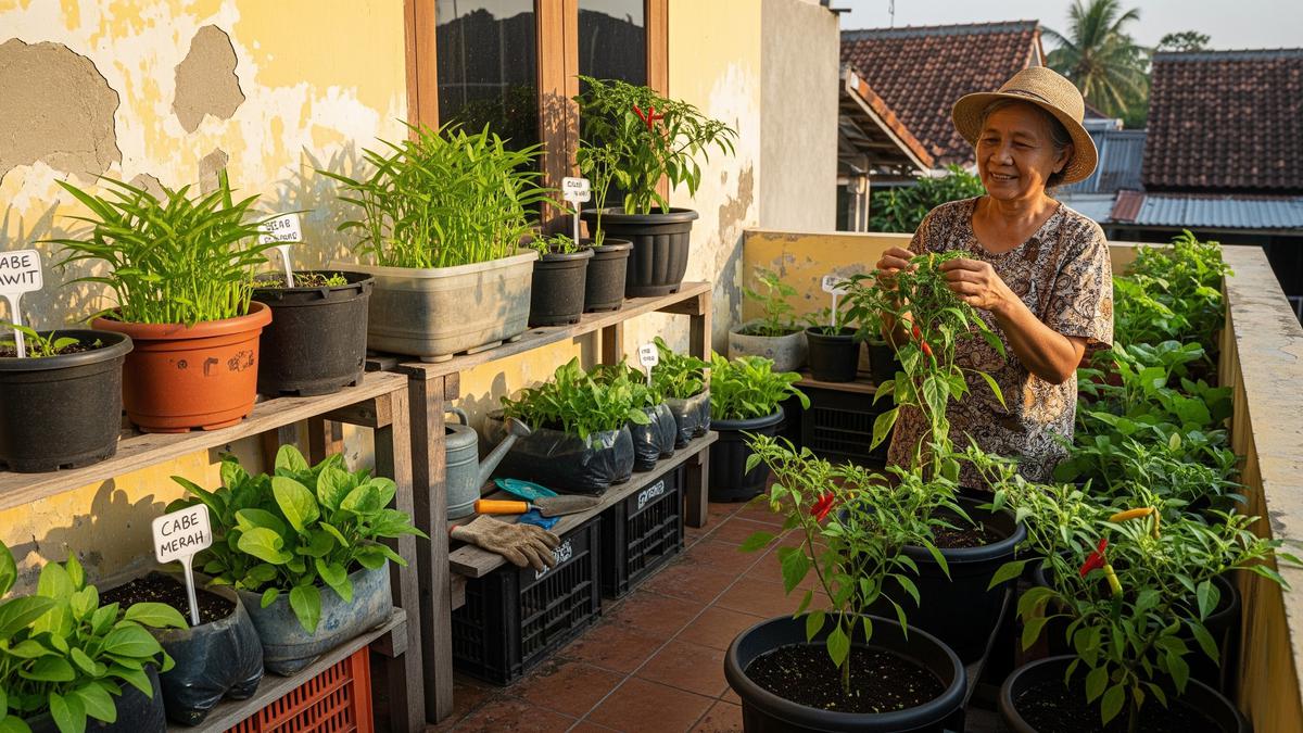 10 Kebun Sayur Sederhana untuk Lansia 60 Tahun yang Tidak Capek, Jadi Hobi Baru yang Menyenangkan