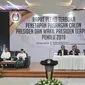 Suasana Rapat Pleno Terbuka Penetapan Presiden dan Wakil Presiden Terpilih Pemilu 2019 di Gedung KPU, Jakarta, Minggu (30/6/2019). KPU menetapkan Joko Widodo dan Ma'ruf Amin sebagai Presiden-Wapres Terpilih Pemilu 2019 dengan total 85.607.362 suara atau 55,50 persen. (merdeka.com/Iqbal S Nugroho)