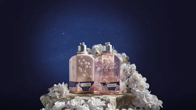 Starry Cherry Blossom Shower Gel