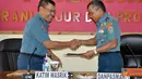 Citizen6, Sidoarjo: Brigjen TNI (Mar) Aberdy Nugrahendra selaku ketua Tim Wasrikkap Itjenal menutup Wasrikkap Itjenal 2012 di ruang rapat Mako Pasmar-1 Jalan A.Yani No.1A Gedangan Sidoarjo, Jumat (8/6). (Pengirim: Budi Abdillah)