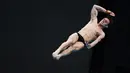 Atlet renang asal Inggris Tom Daley mengumumkan pensiun dari olahraga selam setelah memenangkan medali Olimpiade kelimanya di Paris. (Charly TRIBALLEAU / AFP)